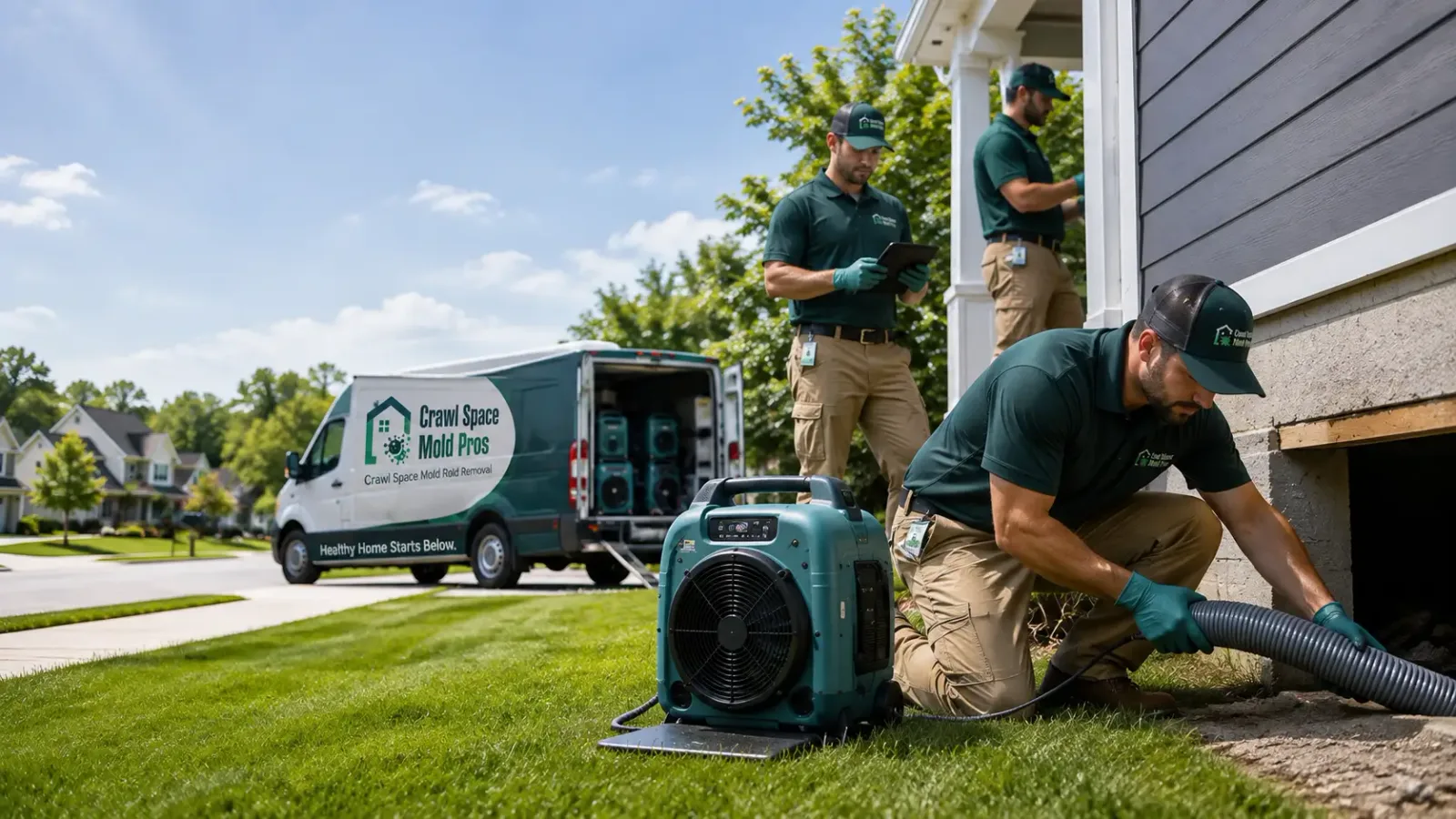 Crawl Space Mold Removal in Neville, OH